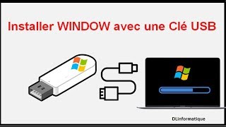 Comment installer Windows avec clé usb, pc portable ordinateur
