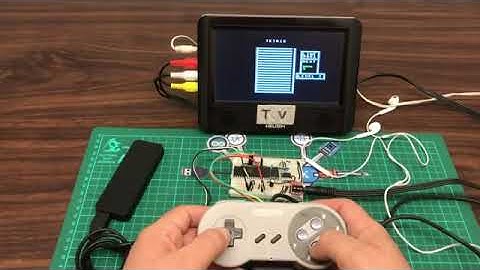 Tetris - NTSC/PAL video game for Propeller: Parallax P8X32A-D40