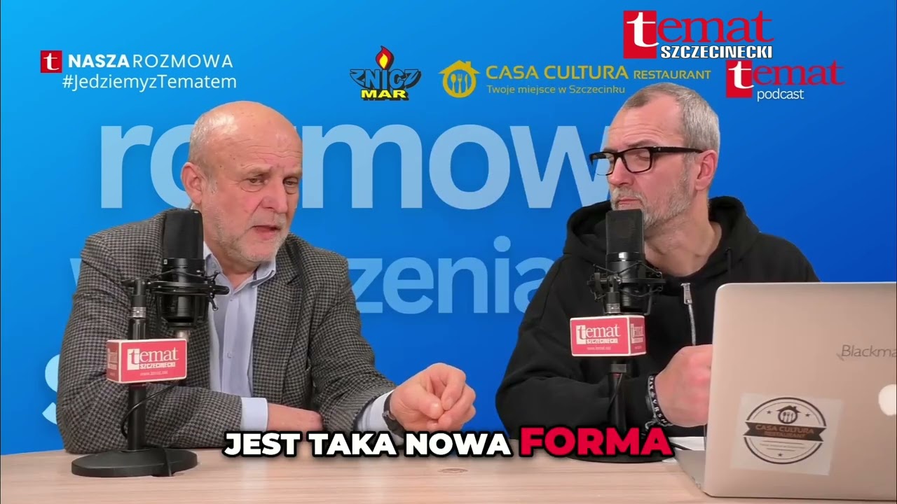 Starosta Krzysztof Lis gościem w podcaście  Tematu Szczecineckiego  sesji Rady Powiatu w Szczecinku