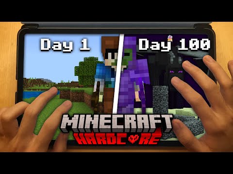 I Survived 100 Days in Minecraft Pocket Edition Hardcore