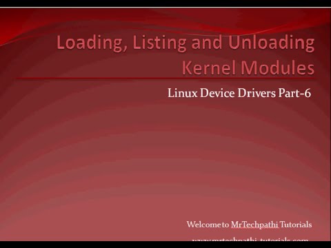 Video: How To Unload A Module