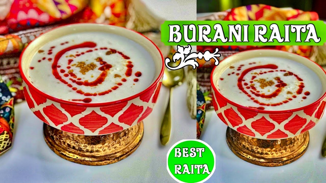 How to make Easy Biryani Raita - BURANI RAITA | Hyderabadi Biryani ke ...