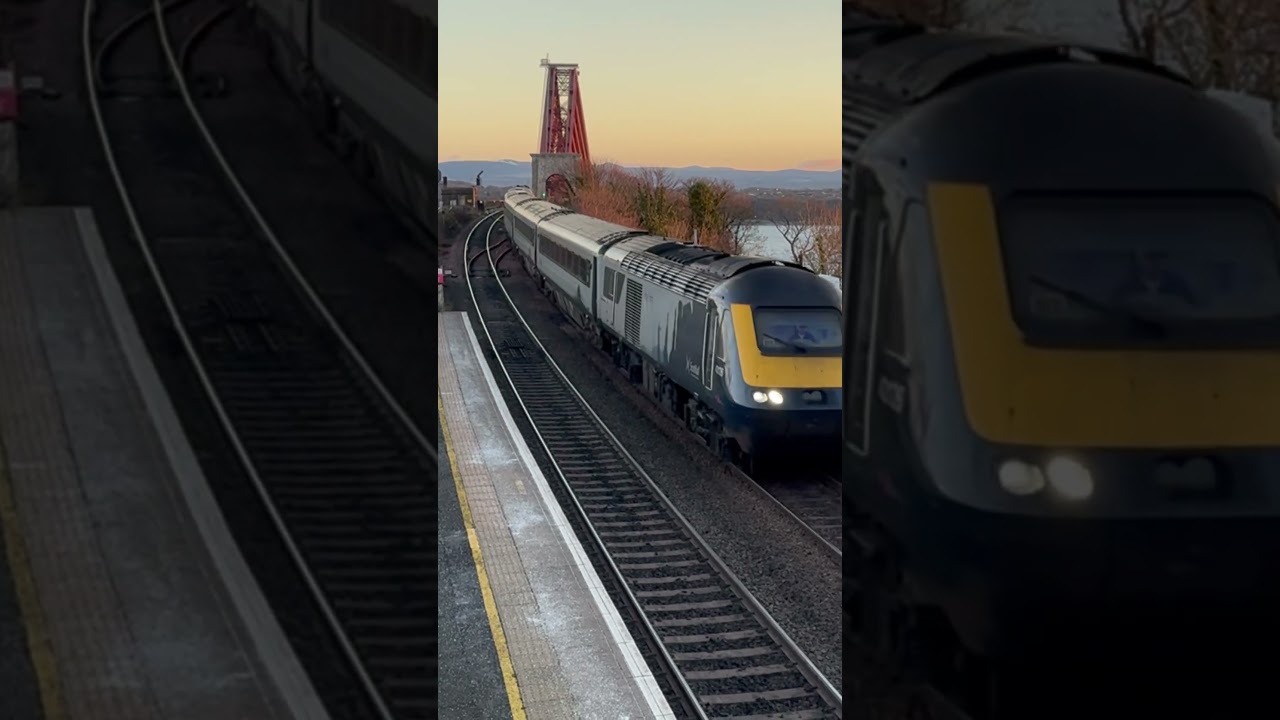 Scotrail 43126 + 43035 passing through NQU 
