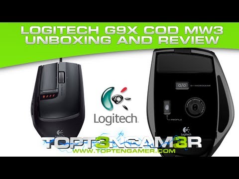 Logitech G9X COD MW3 Unboxing and Review
