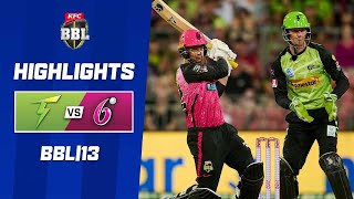 Sydney Thunder v Sydney Sixers | BBL|13 screenshot 2