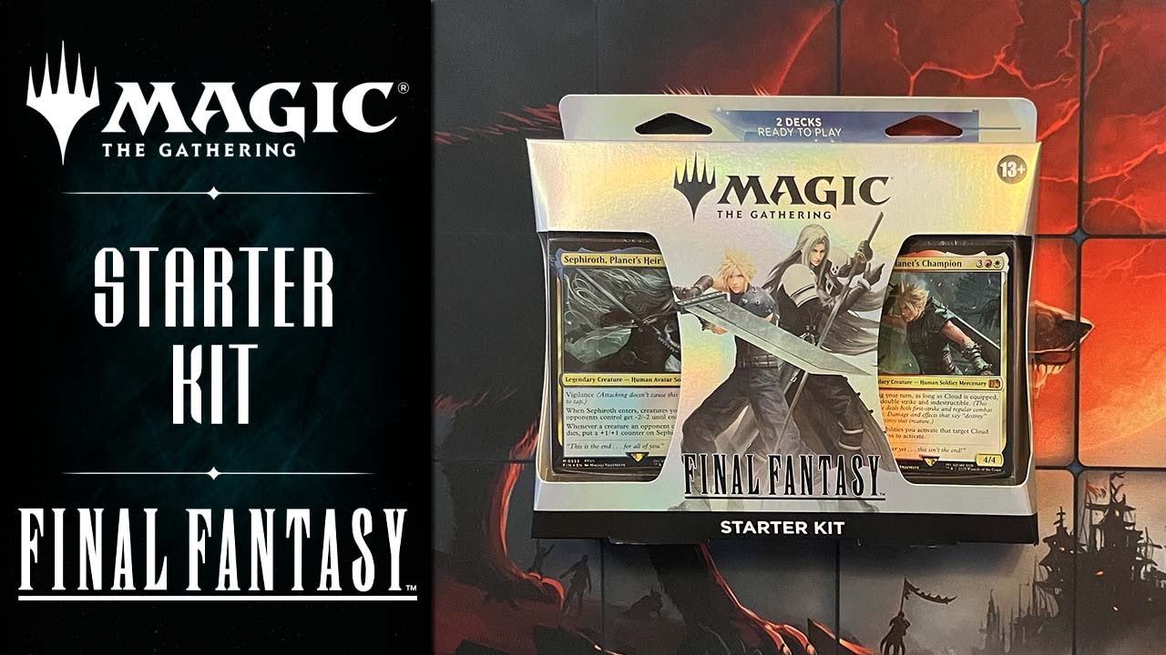 Распаковка стартового набора MTG Final Fantasy