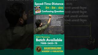 Speed-Time-Distance | वेग-वेळ-अंतर | exams | SSC | Railway | UPSC | MPSC | Combine | PoliceBharti