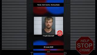 Pender, North Carolina Booking Records - 29 June 2026
