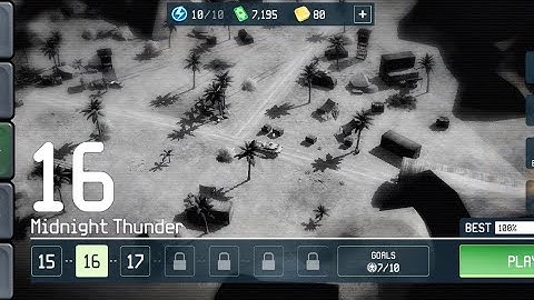 WAR DRONE: MILITARY BATTLE GAME LEVEL 16-Midnight Thunder
