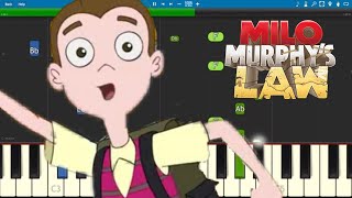 Video thumbnail of "Milo Murphy's Law Theme Song - EASY Piano Tutorial"