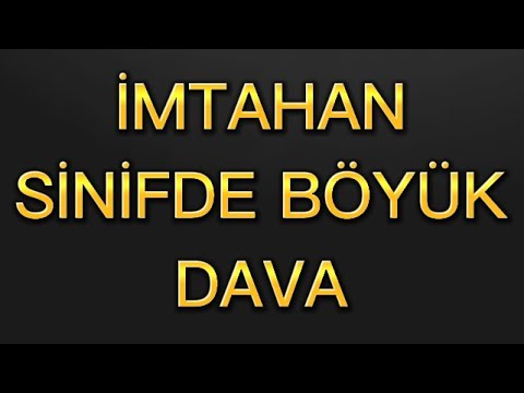 İMTAHAN DAVA