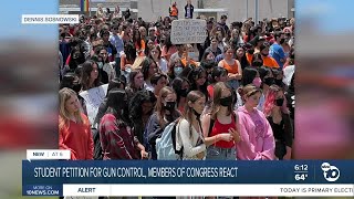 Students petition for gun control, members of Congress react