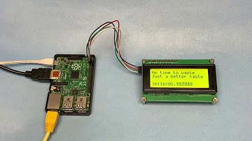 Raspberry Pi - 20x4 LCD display