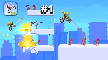 Bike Shooter - New Release - Hyper Hybrid Casual - Gameplay Walkthrough (iOS & Android)