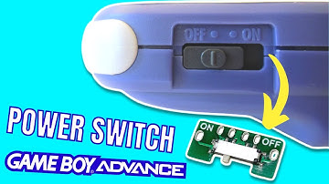 Repair a Faulty Power Switch with a Working One | Gameboy Advance