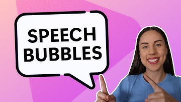 How to add a speech bubble callout on videos