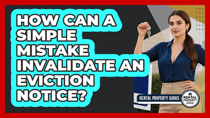 How Can A Simple Mistake Invalidate An Eviction Notice? - Rental Property Gurus