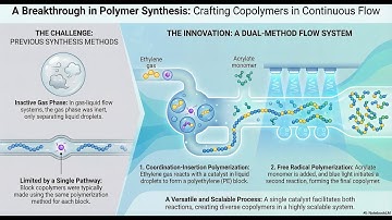 Continuous Flow Synthesis of Polyolefin-Polyacrylate Block Copolymers