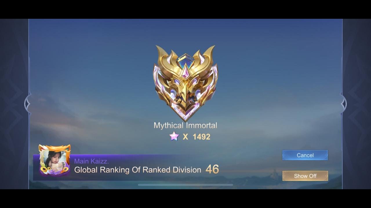 TOP 13 GLOBAL SQUAD GRIND | 1850+ STARS IMMORTAL | MOBILE LEGENDS