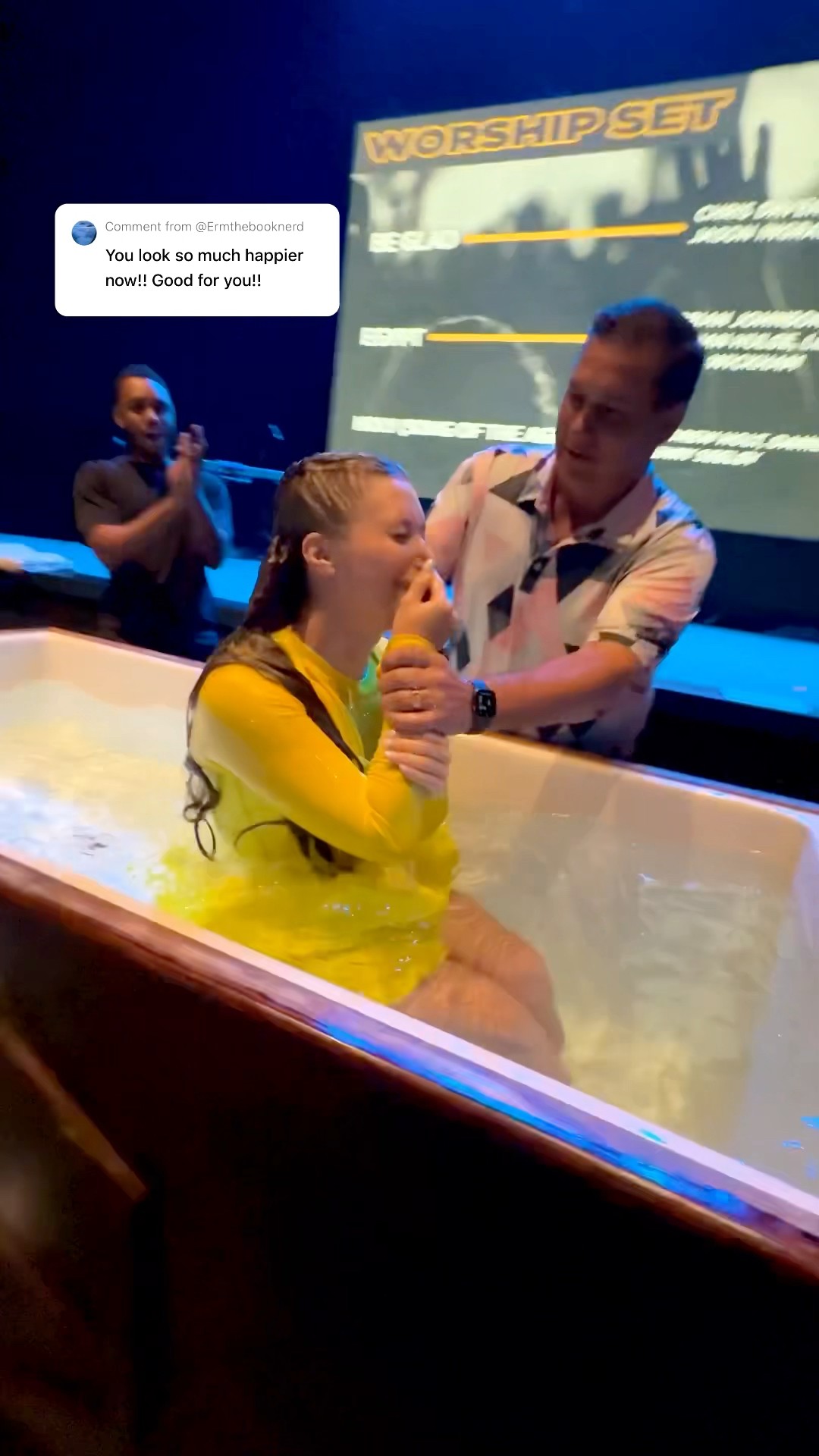 My Dad Baptized Me ????