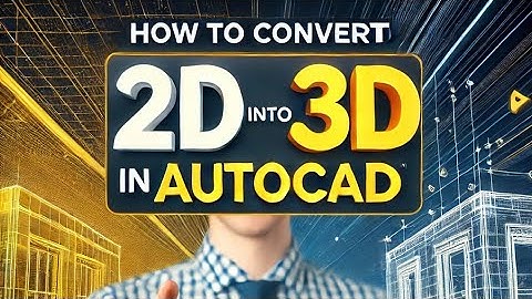 Autocad convert 2D into 3D object in Autocad | Tutorial urdu 2025 | Nabeel Architect
