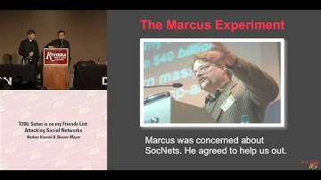 DEF CON 16 Hacking Conference Presentation By Hamiel - Moyer - Attacking Social Networks - Video and Slides