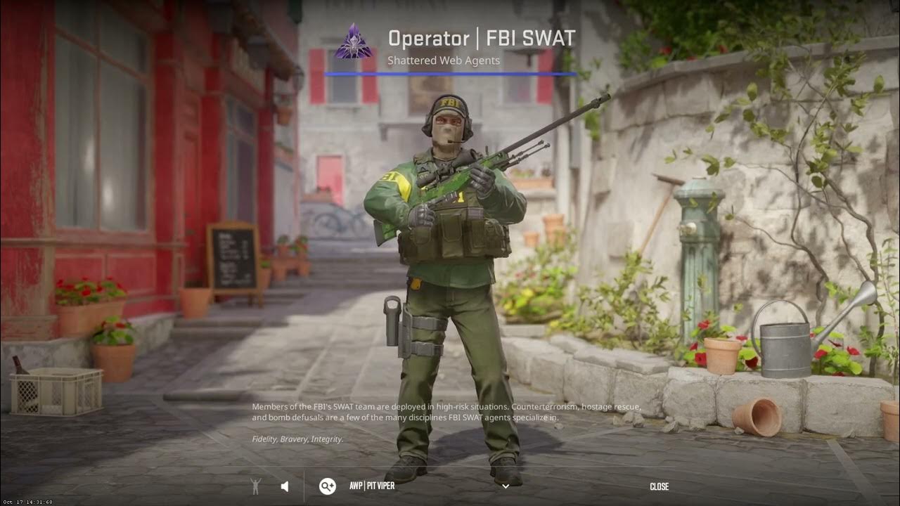 CS2 Operator | FBI SWAT - Counter-Strike 2 Agent Skin Showcase ...