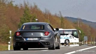 Ferrari FF - LOUD V12 Sounds on the Nurburgring!!