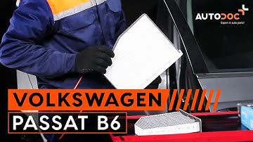 Cómo cambiar Filtro de Habitáculo en VW PASSAT B6 [VÍDEO TUTORIAL DE AUTODOC]