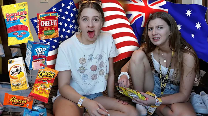 Australian's try American candy! ft Georgia Produc...
