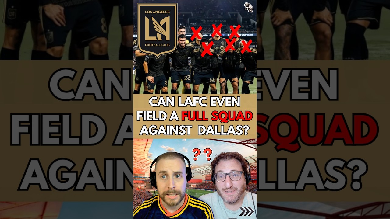 Uhhh…. does LAFC have any players for this weekend? (WE FORGOT DELGADO DON’T TELL HIM!!)