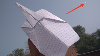 How to make a super fast paper aeroplane✈️️#craft #papercraft #easy