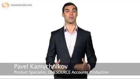 ONESOURCE Accounts Production - Automate your financial reporting
