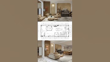 Thiết kế nội thất nhà liền kề 4 tầng - Mặt bằng tầng 1 #3bdesign #thietkenoithat