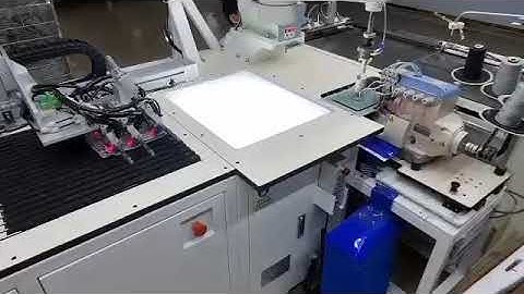 Robot automation in garment factory