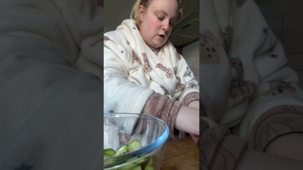 Making A Salad For Lunch 