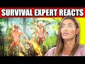 Survival Expert REACTS to The Forest | Experts React