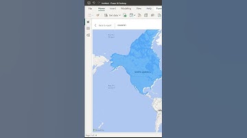 Geography Map in Power BI #shorts #datavisualization #powerbi