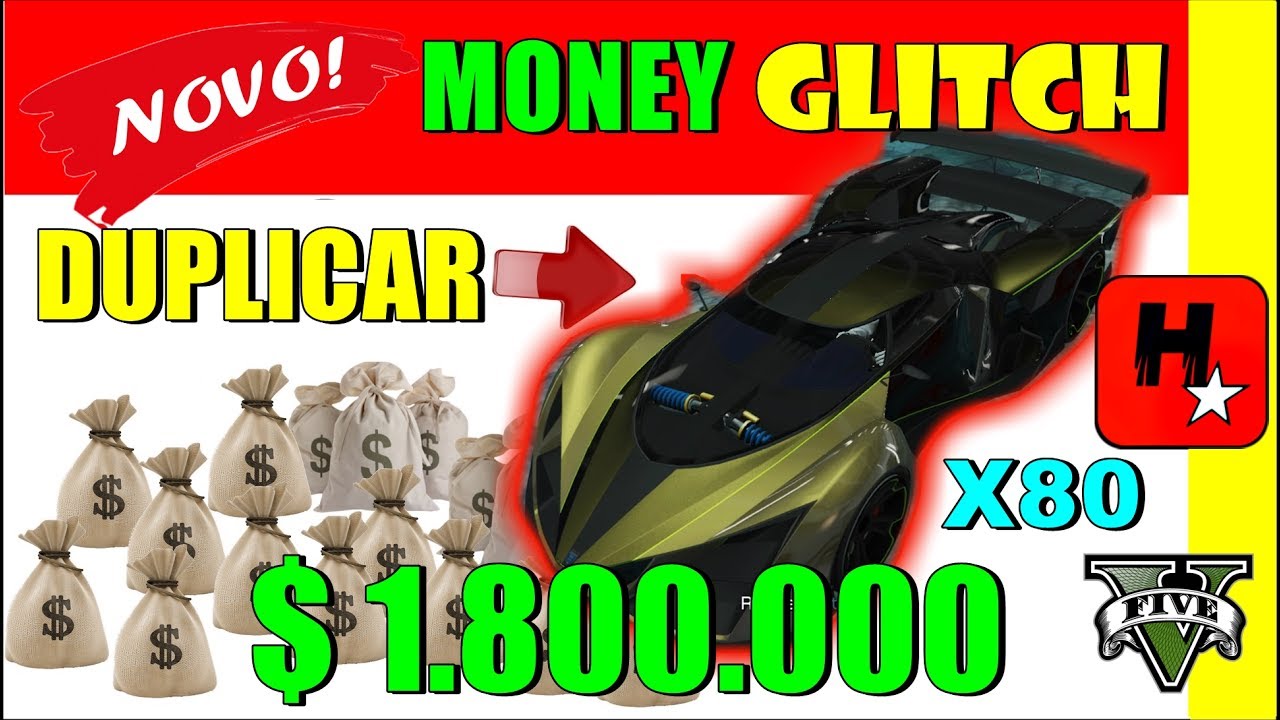 GTA 5 ONLINE MONEY GLITCH DINHEIRO INFINITO $ 1.800.000 GLITCH