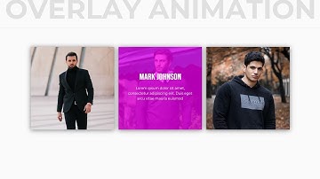 CSS Image Hover Overlay Animation | CSS Animation Tutorial