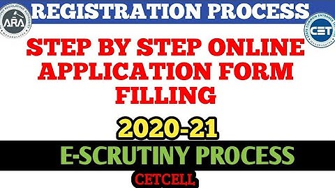 How to FIll Registration Form For Engineering Courses | Cet Cell Admission Process 2020-21 |