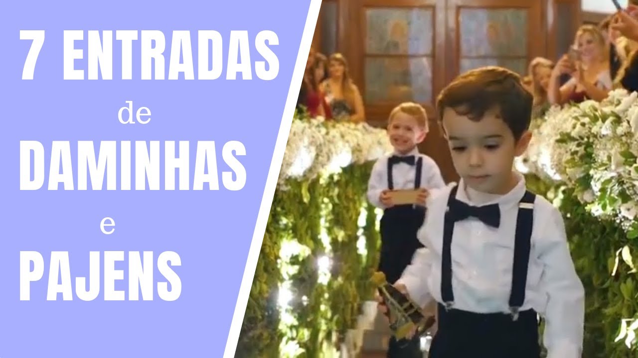 7 LINDAS ENTRADAS de PAJENS e DAMINHAS Música para Casamento YouTube 7 LINDAS ENTRADAS de PAJENS e DAMINHAS Música para Casamento YouTube