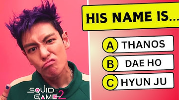Squid Game Season 2 Trivia Quiz ~ Ultimate Squid Game 2 Challenge | Thanos, Player 456, Front Man 💥