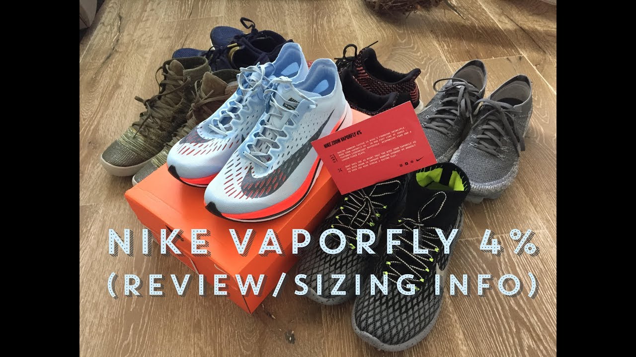 Nike VaporFly 4% - ZoomX = Boost on STEROIDS! [Mini Review & Sizing Info] -