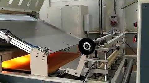 Automatic PUR laminating line, MDF laminating machine