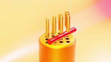 Oddly Satisfying Cylinder Animation - With Music (Blender)