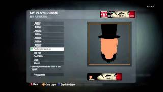 COD Black Ops Emblem Tutorial - Abraham Lincoln (HD 720p)