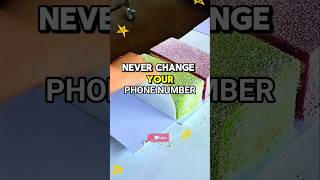 Never Change Your Phone Number .Vitelli