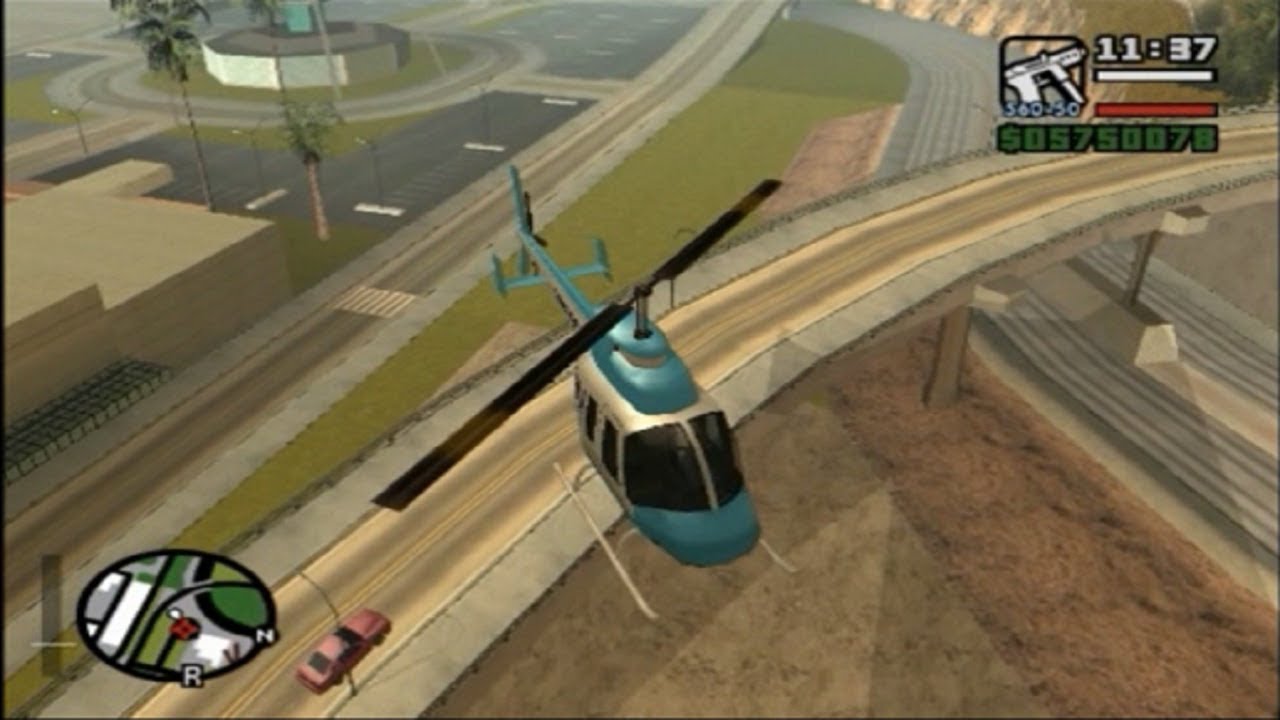 GTA. SAN ANDREAS * CÓMO PILOTEAR un HELICÓPTERO / habilidades de