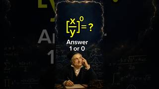 What is [(x/y)⁰]? Only 1% Know the Zero Exponent Rule! 🤯#maths #shorts #education #exponents